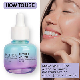 Pacifica Gravity Rebound Serum application on skin
