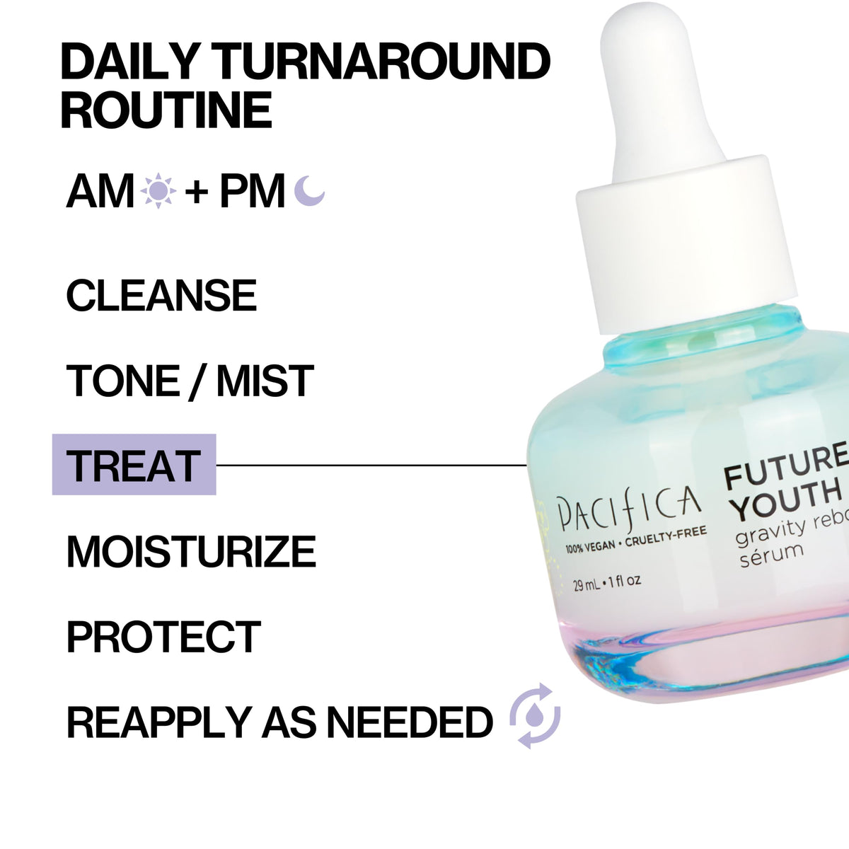 Pacifica Gravity Rebound Serum packaging details