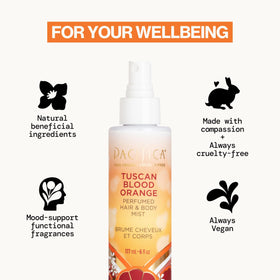 Pacifica Hair & Body Fragrance Mist Tuscan Blood Orange back view