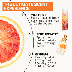 Pacifica Hair & Body Fragrance Mist Tuscan Blood Orange spray nozzle
