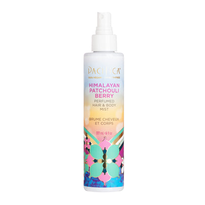 Pacifica Himalayan Patchouli Berry Hair & Body Mist front view