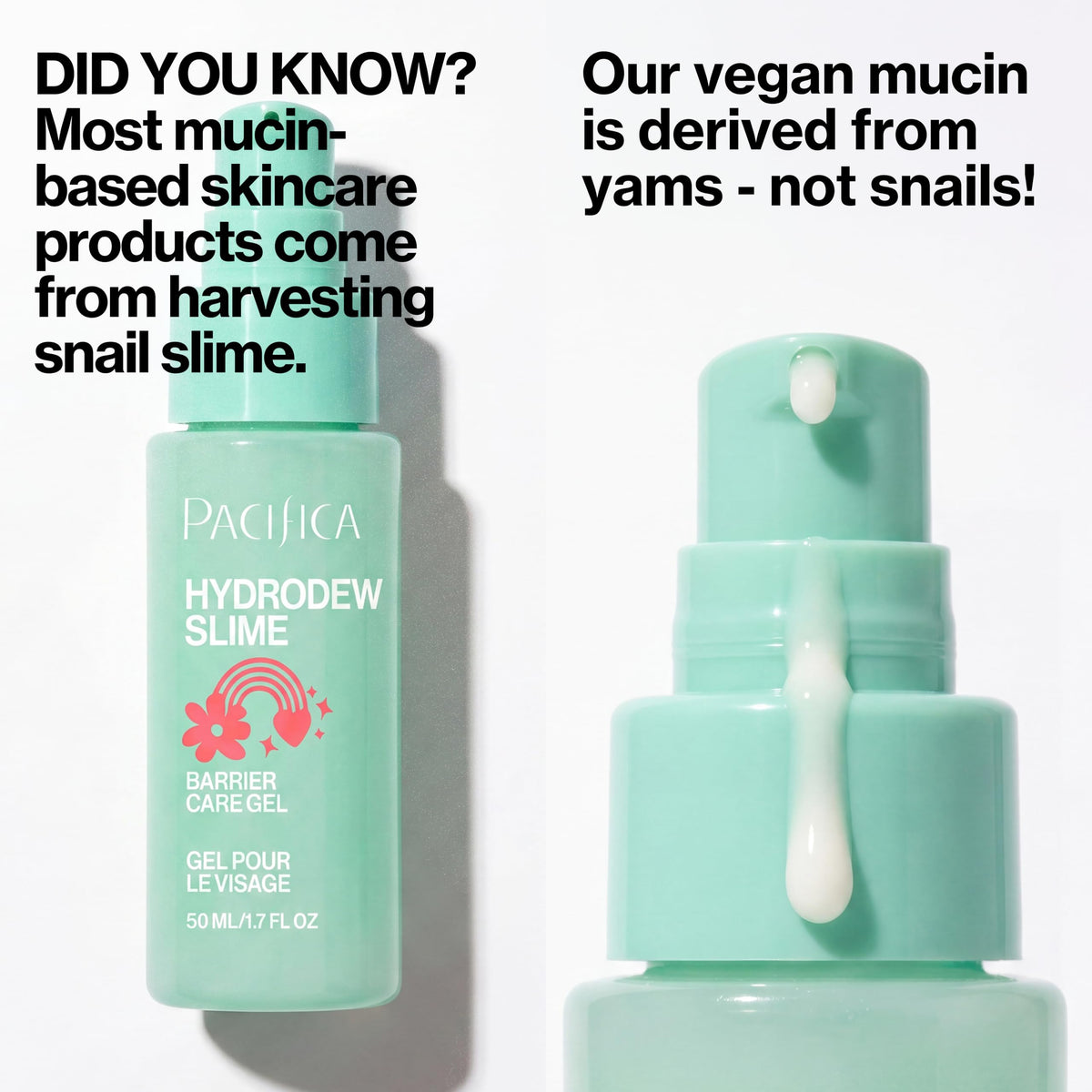 Pacifica Hydrodew Slime Vegan Snail Mucin Gel with natural ingredients