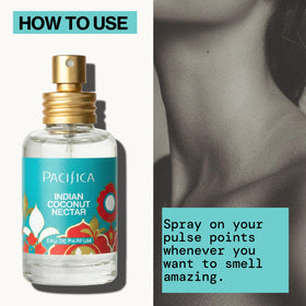 Pacifica Indian Coconut Nectar Perfume Spray packaging