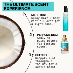 Pacifica Indian Coconut Nectar Perfume Spray with coconut and vanilla