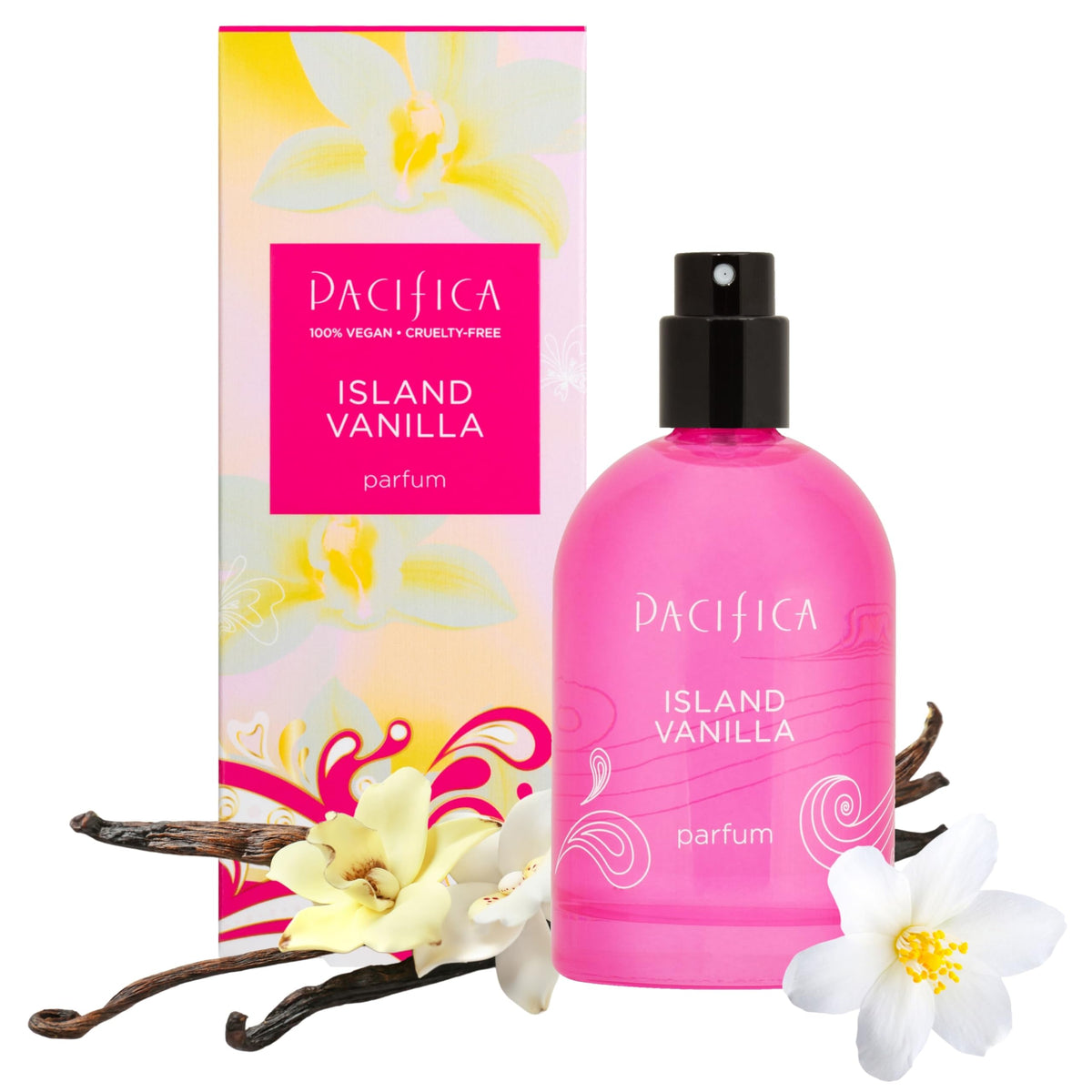 Pacifica Island Vanilla Spray Perfume 2oz front view