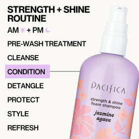 Pacifica Jasmine Agave Foaming Shampoo with mango butter and sacha inchi oil