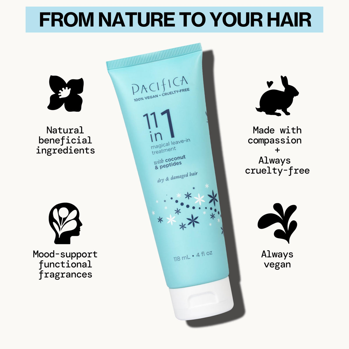 Pacifica Leave In Conditioner 11-in-1 Magical Hair packaging