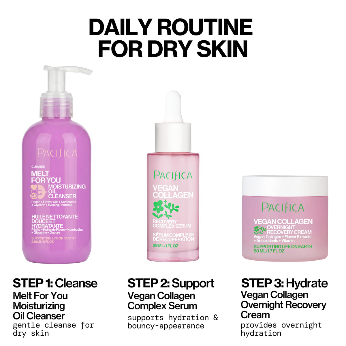 Pacifica Melt For You Facial Cleansing Oil ingredients list