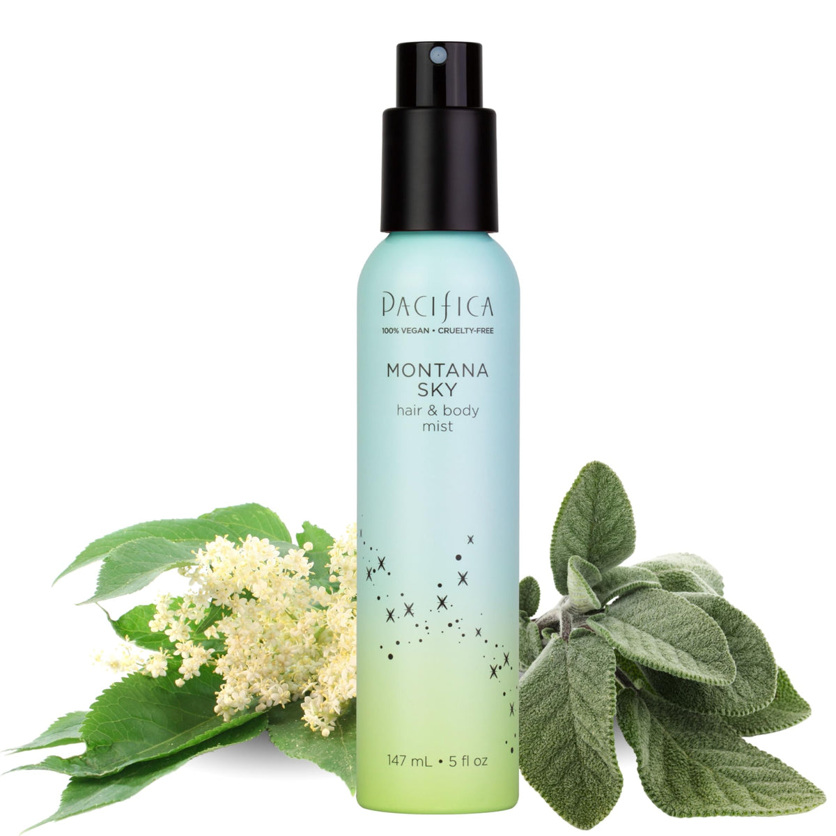 Pacifica Montana Sky Body Mist 5 oz front view