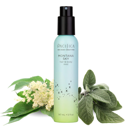 Pacifica Montana Sky Body Mist 5 oz front view