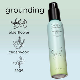 Pacifica Montana Sky Body Mist with cedarwood and sage