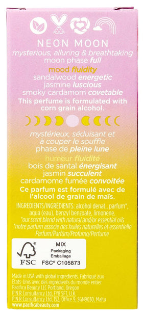 Pacifica Neon Moon Spray Perfume on a vanity