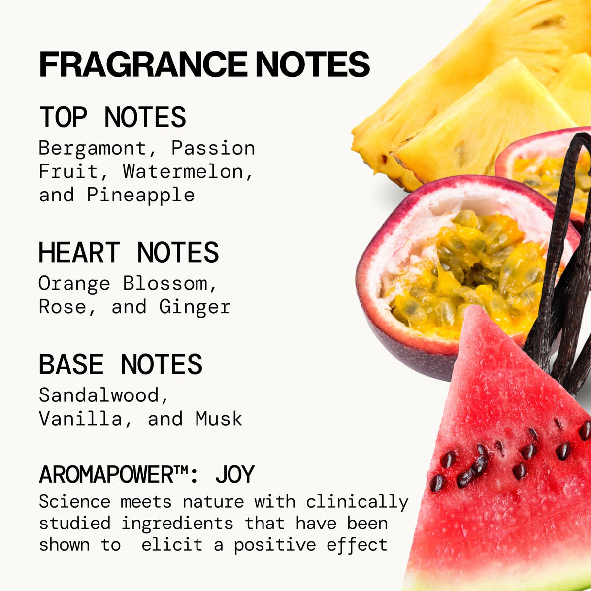 Pacifica Passion Fruit Perfume with beach background