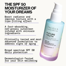 Pacifica Peptide Face Moisturizer application on skin