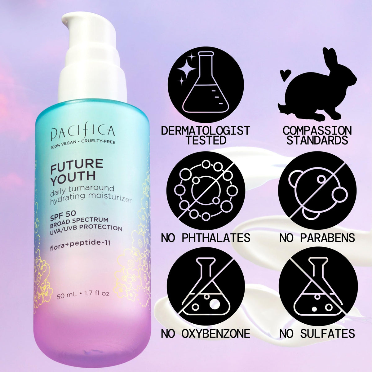 Pacifica Peptide Face Moisturizer texture close-up
