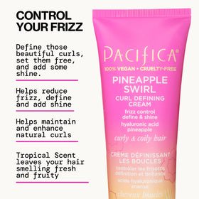 Pacifica Pineapple Curls Curl Defining Shampoo bottle