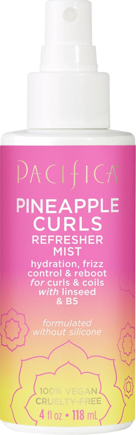 Pacifica Pineapple Curls Refresher Mist 4 Fl Oz front view