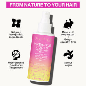 Pacifica Pineapple Curls Refresher Mist top view