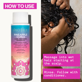 Pacifica Pineapple Curls Shampoo and conditioner duo