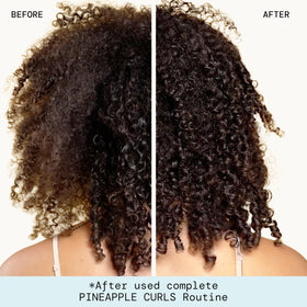 Pacifica Pineapple Curls Shampoo in shower setting