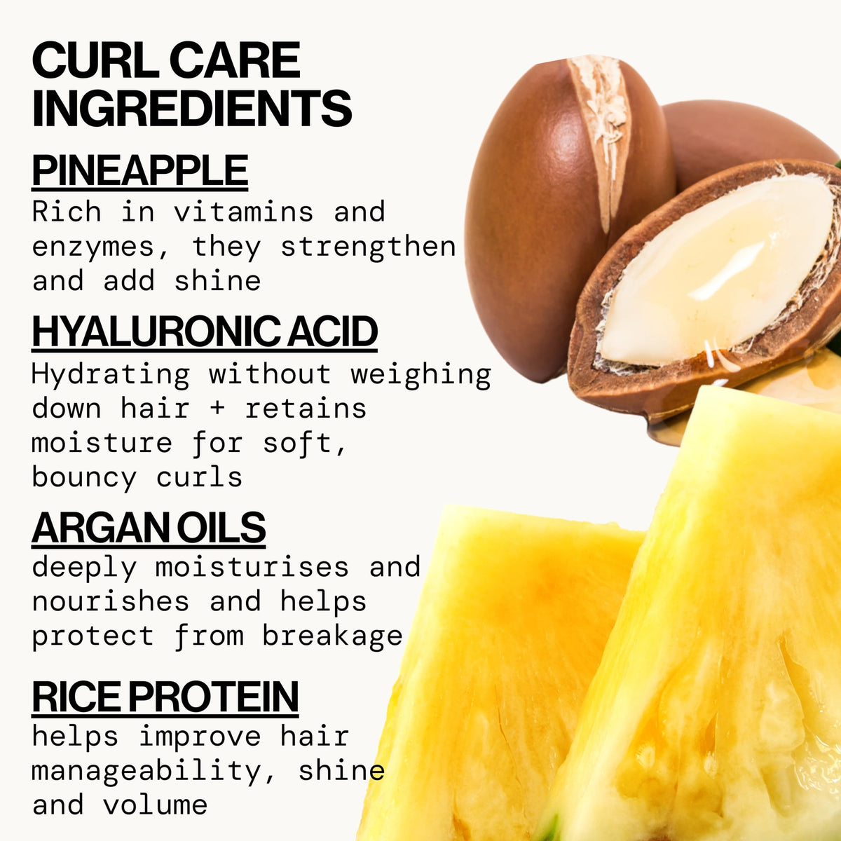 Pacifica Pineapple Curls Shampoo showing texture