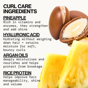 Pacifica Pineapple Curls Shampoo showing texture