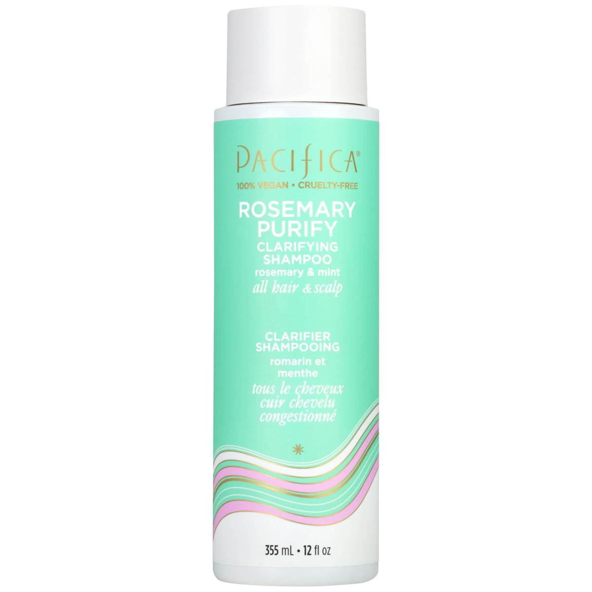 Pacifica Rosemary Purify Clarifying Shampoo front view 408g