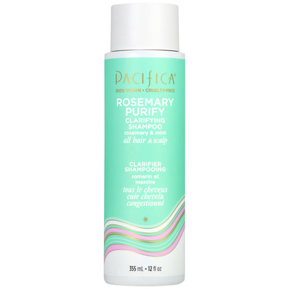 Pacifica Rosemary Purify Clarifying Shampoo front view 408g