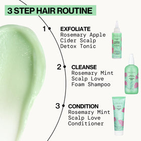 Pacifica Rosemary Purify Conditioner in hand