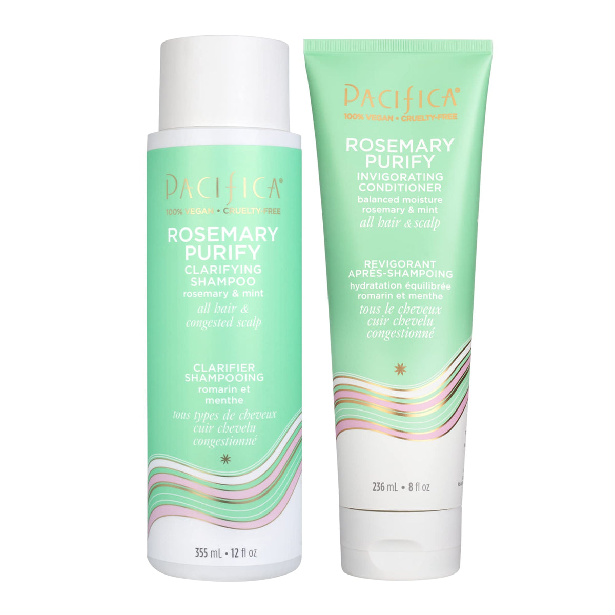 Pacifica Rosemary Purify Shampoo 12 oz front view