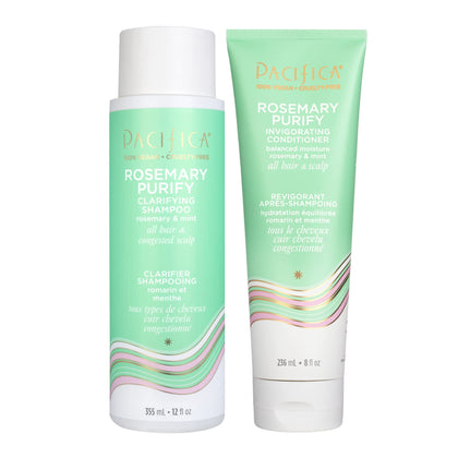 Pacifica Rosemary Purify Shampoo 12 oz front view