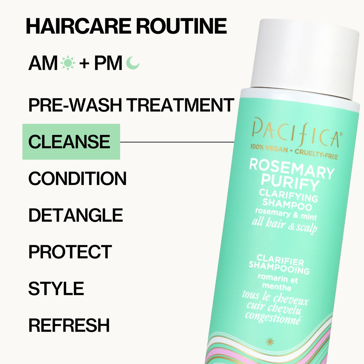 Pacifica Rosemary Purify Shampoo with natural ingredients