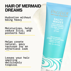 Pacifica Salty Waves Texturizing Conditioner front view 12 oz