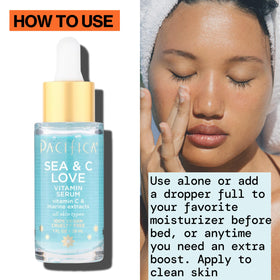 Pacifica Sea & C Love Vitamin C Serum packaging side view