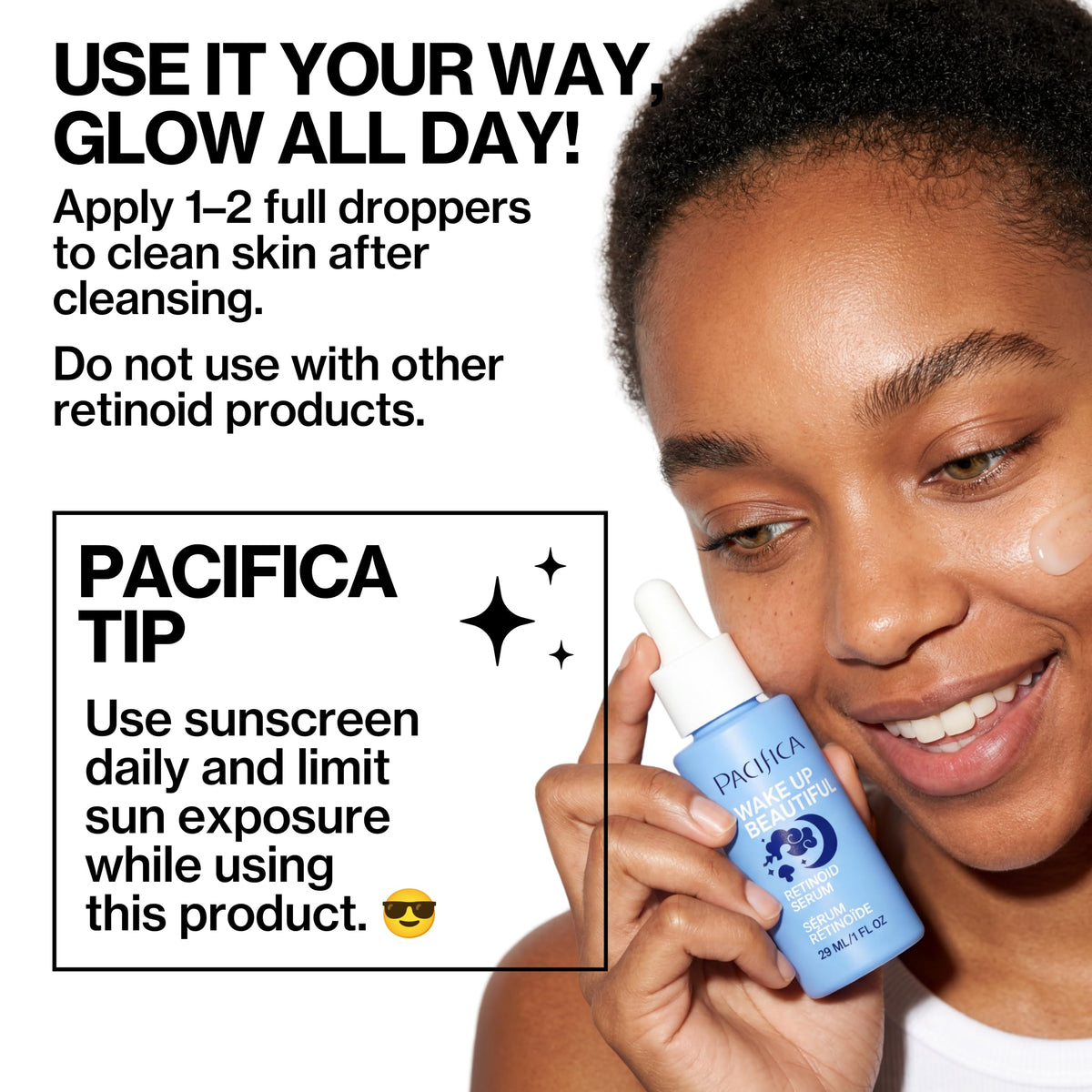 Pacifica serum dropper close-up