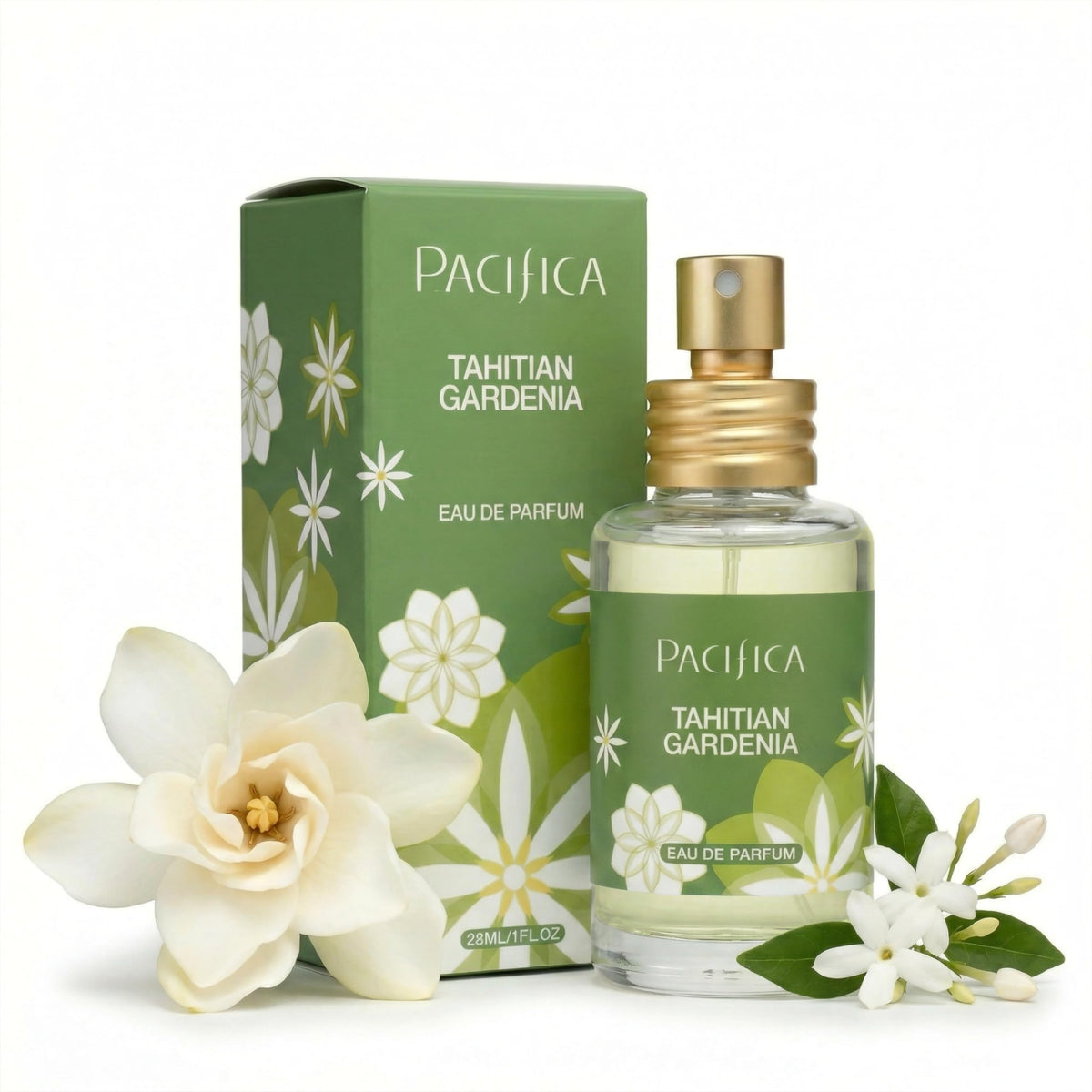 Pacifica Tahitian Gardenia Perfume Spray 1oz front view