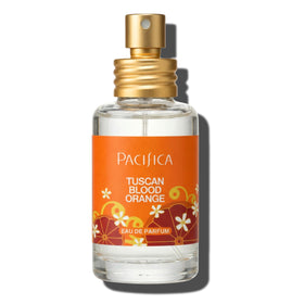 Pacifica Tuscan Blood Orange Perfume Spray with recyclable packaging