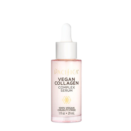 Pacifica Vegan Collagen Complex Serum front view in glass bottle