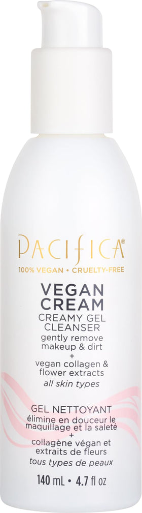 Pacifica Vegan Collagen Cream Gel Cleanser 4.7oz front view