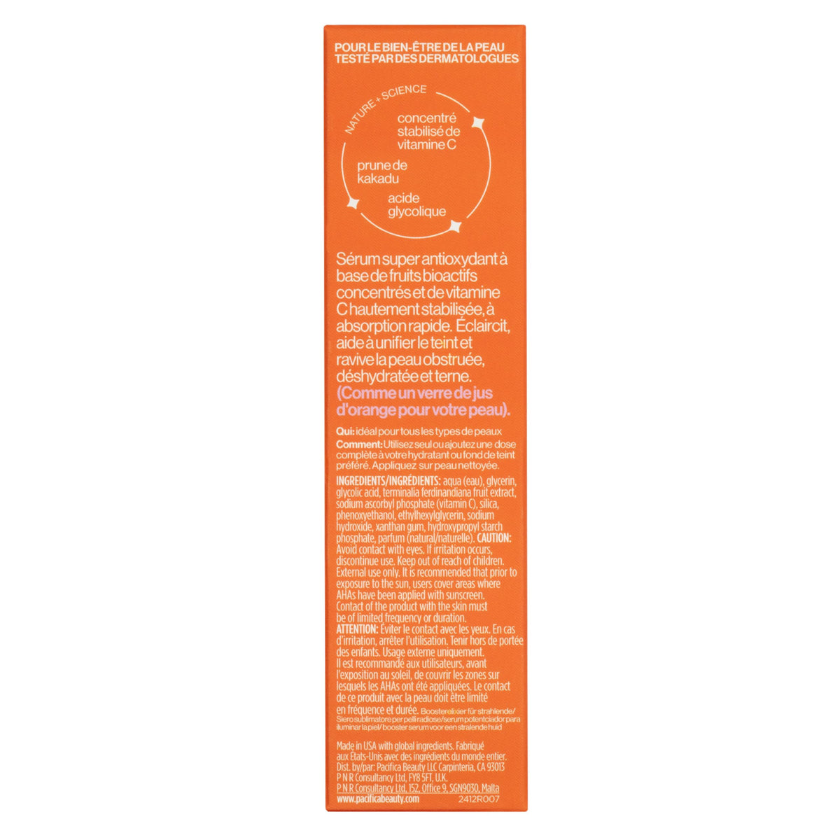 Pacifica Vitamin C Face Serum in lifestyle setting