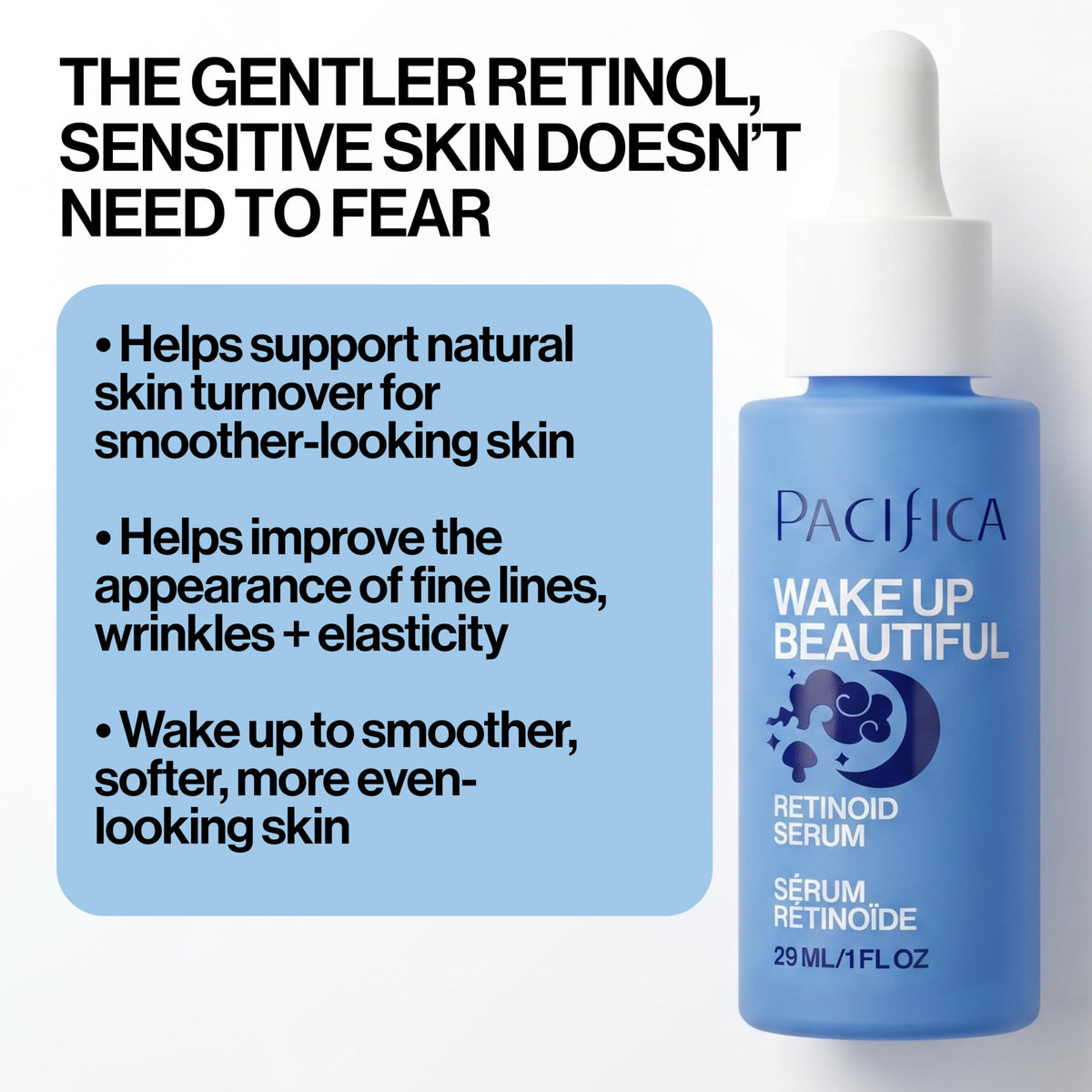Pacifica Wake Up Beautiful Serum bottle side view