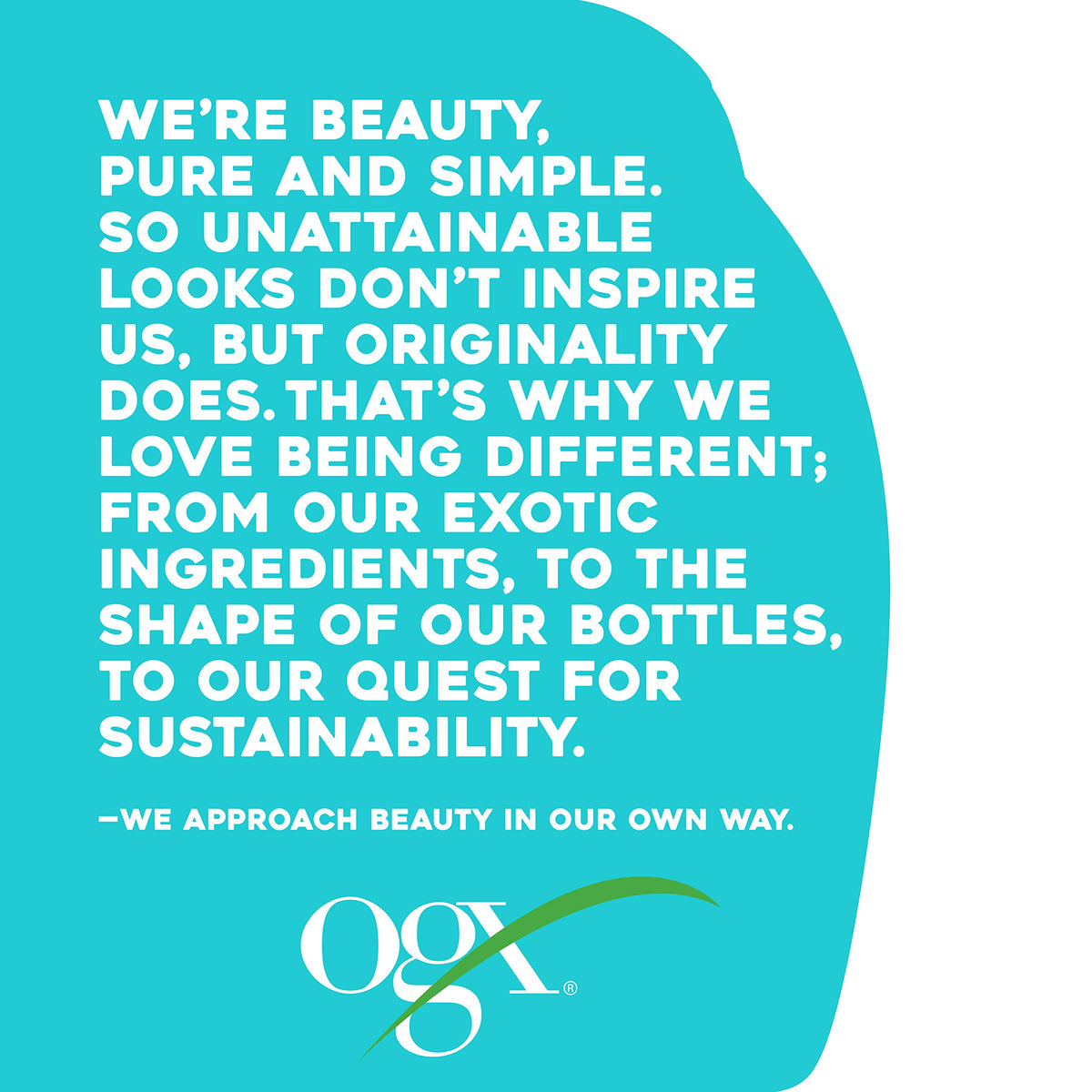 Pack of 4 OGX Argan Oil Conditioners displayed together
