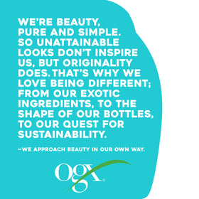 Pack of 4 OGX Argan Oil Conditioners displayed together