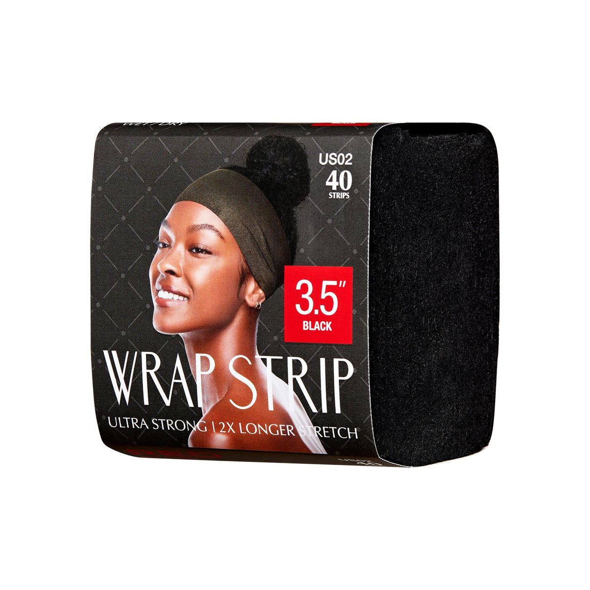 Pack of Red by Kiss Hair Wrapping Strips showing 40 strips