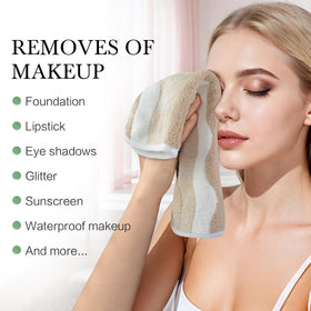 Package of SINLAND ultra soft microfiber face towels