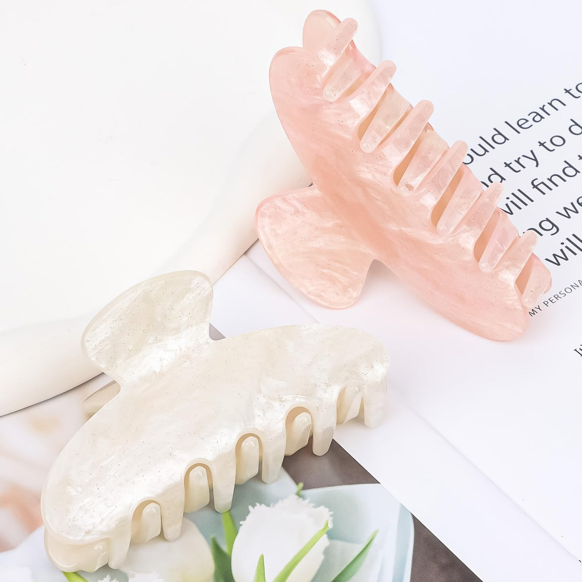 Packaging of ACO-UINT Hair Claw Clips