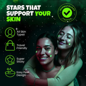 Packaging of Andlane Glow In The Dark Star Pimple Patches