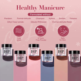 Packaging of AZUREBEAUTY 31 Pcs Dip Powder Nail Kit