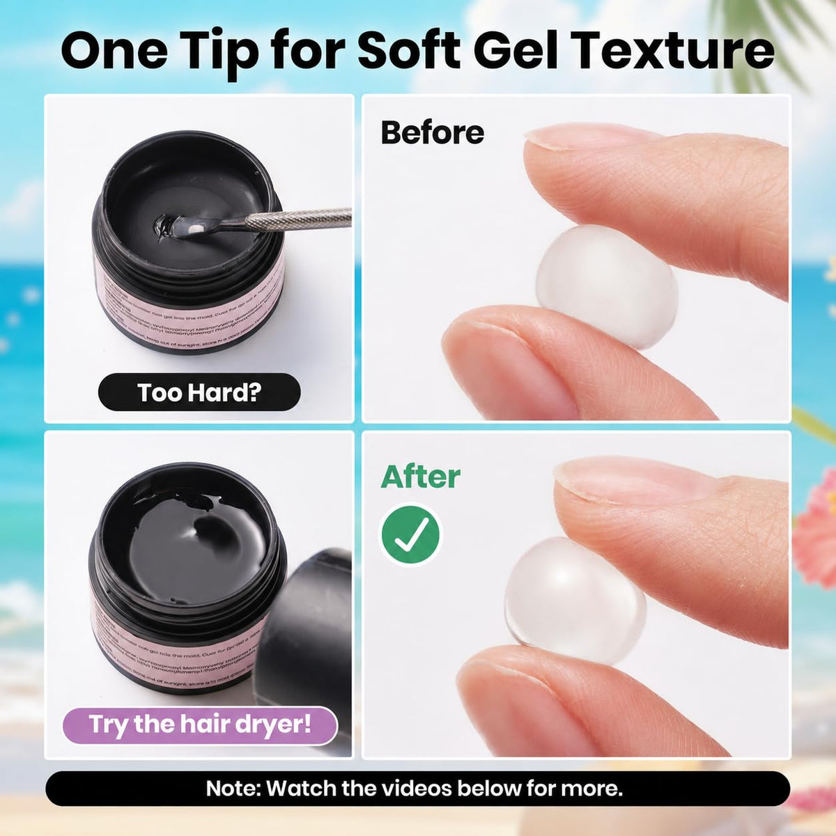 packaging of beetles Gel Polish 3D Gel Nail Art Kit