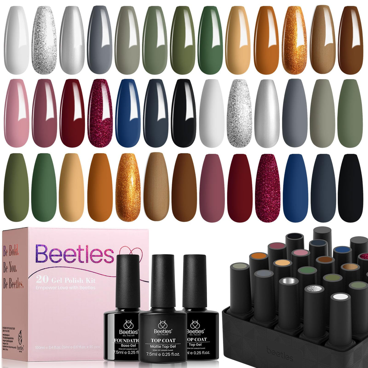 packaging of beetles Gel Polish Fall Gel Nail Polish Set